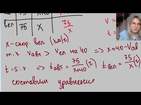 Видео: Из пункта А в пункт Б расстояние между которыми 75 км одновременно выехали