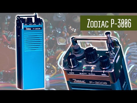 Видео: Zodiac P3006 СиБи радио 70х годов. 6 каналов. 27 MHz.