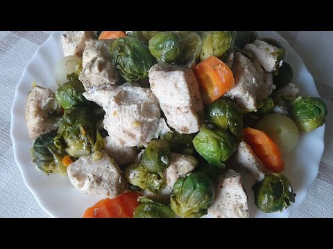 Видео: Дієтичне куряче філе з брюсельською капустою — просто і смачно!