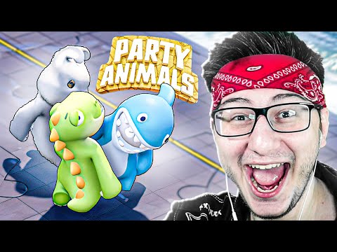 Видео: ОЧЕНЬ КРАСИВАЯ ПОБЕДА В PARTY ANIMALS