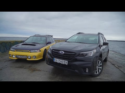 Видео: Subaru Outback VI & Subaru Legacy BG. Успех длиной более чем в четверть века.