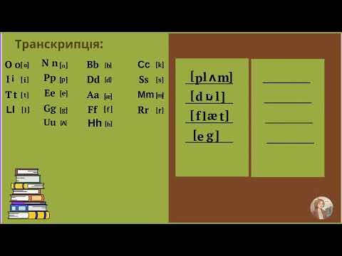 Видео: Курс 1.Урок 13. Англійський алфавіт, транскрипція. Літери ,звуки англійською
