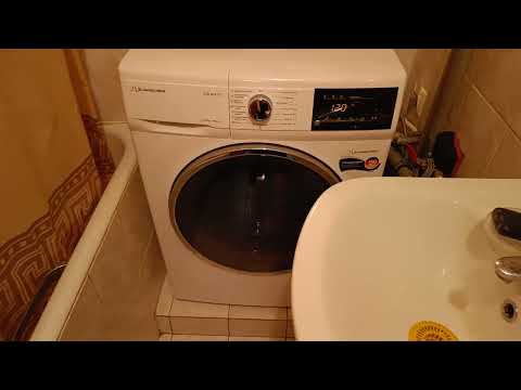 Видео: Обзор стиральной машины Schaub Lorenz SLWMC 6133. Не удобное подключение из-за места установки.