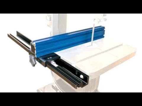 Видео: Параллельный упор на ленточной пиле. Нюансы настройки и эксплуатации.