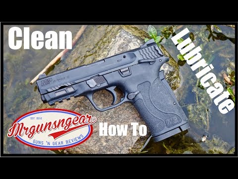 Видео: Как разобрать, почистить и смазать пистолет Smith & Wesson M&P380 Shield EZ (4k)