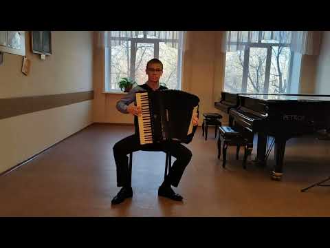 Видео: Ехал казак за Дунай. М. Овчинников. концертный этюд