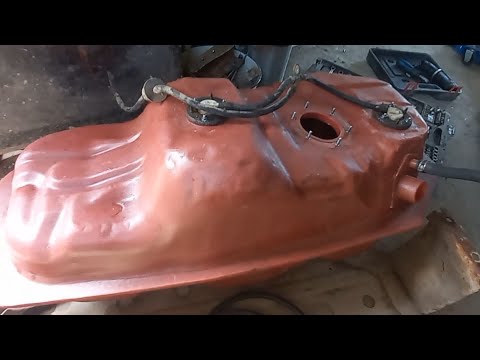 Видео: Это просто жесть..., Mitsubishi Pajero Sport, меняем металлический, топливный бак на пластиковый
