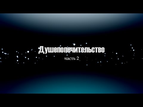 Видео: Душепопечительство. Йоханес Раймер. часть 2