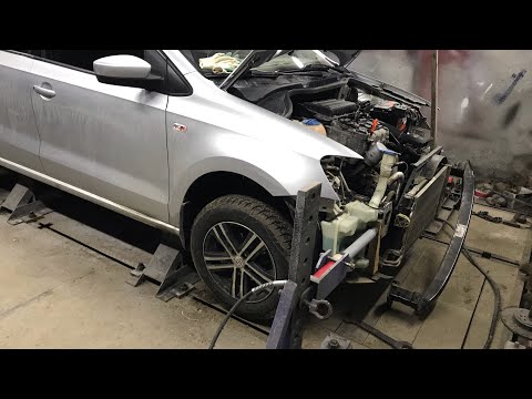Видео: Volkswagen Polo ремонт лонжеронов и заднего крыла