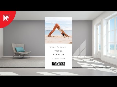 Видео: TOTAL STRETCH с Екатериной Ковпак | 1 ноября  2024 | Онлайн-тренировки World Class