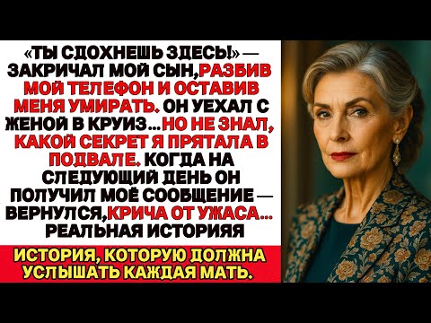 Видео: Я ПЛАКАЛА, ЧИТАЯ! «Сдохни тут!» — крикнул мой сын, бросив меня умирать, а сам уехал с женой в отпуск