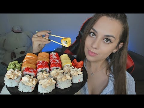 Видео: АСМР Итинг Суши 🍙🍤 | Мукбанг | ASMR Eating Rolls and Sushi 🍣 Russian Sushi | ROLLS EATING SOUNDS