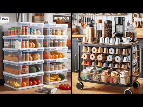 Видео: 25 товаров для организации и хранения на кухне на Amazon, которые стоит купить в этом месяце! (С ...