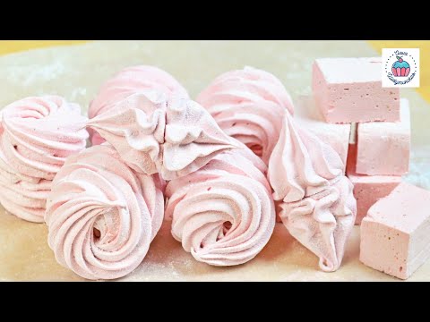 Видео: ЗЕФИР КЛУБНИЧНЫЙ, без уваривания пюре и для ручного миксера