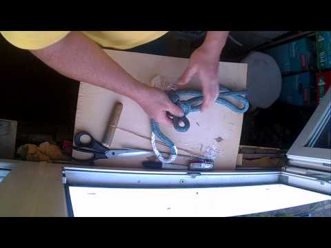 Видео: заплетаем огон на 16 прядной веревке