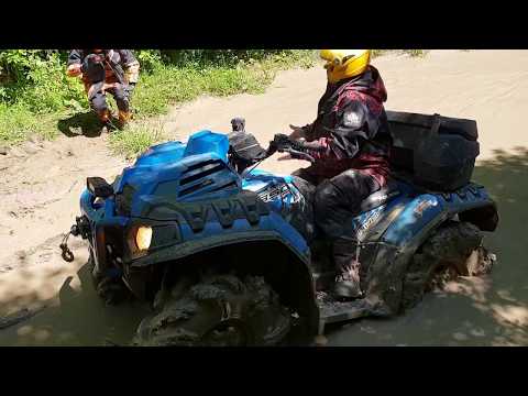 Видео: Квадро OFF-Road, Чеховские леса! Часть первая