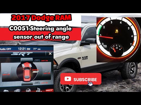 Видео: Как исправить код C0051-Угол поворота рулевого колеса вне диапазона на Dodge Ram 1500 2017 года —...