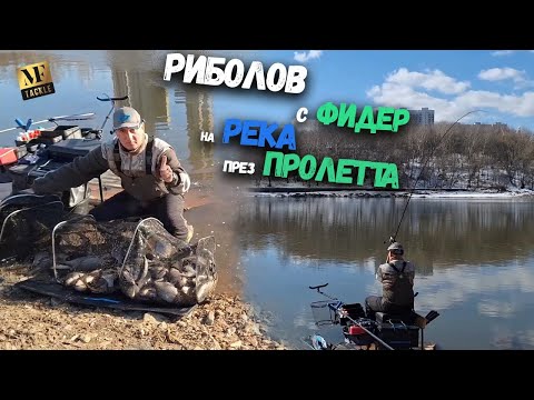 Видео: Риболов на платики през пролетта - Feeder Fishing for Bream on Rivers