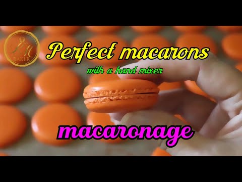 Видео: Идеальные французские макаруны 👀 Макарон с ручным миксером 👀☘️ сушка в духовке👀☘️👌 КАК? 🤔🤔🤔