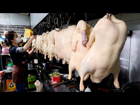 Видео: Идеальный пир из гигантской утки! Жареная утка по пекински, утка Мишлен императорская китайская утка