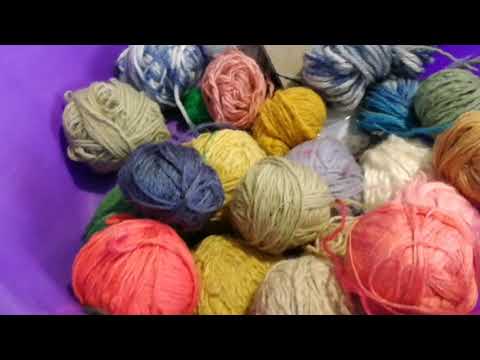 Видео: Утилизация вязаных вещей и остатков пряжи.