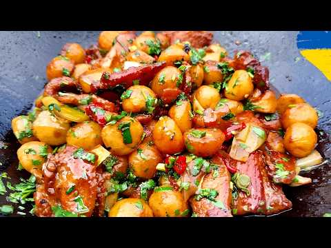 Видео: Картофельные шарики с мясом в пиве — мощный вкус, как в ресторане!