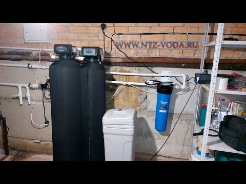 Видео: Обезжелезивание, обеззараживание, умягчение воды. Завершена система в П.Пасаде. Водопровод.