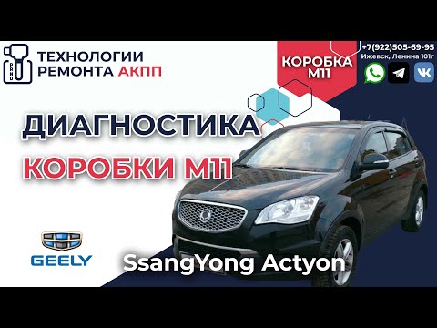Видео: Делаем диагностику АКПП DSI M11 на SsangYong ActionNew