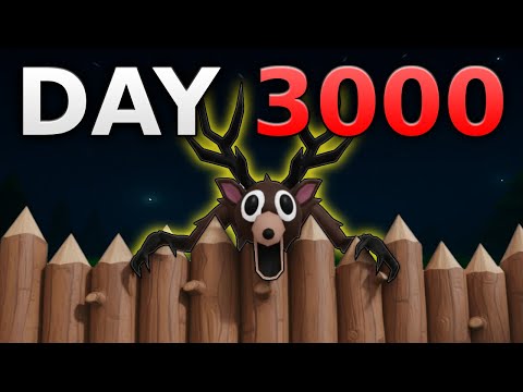 Видео: 3000 ночей СОЛО в лесу (Roblox)