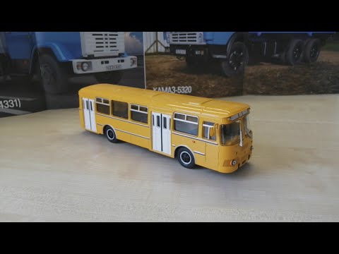 Видео: Обзор модели Лиаз-677м, масштаб 1:43, "Modimio".
