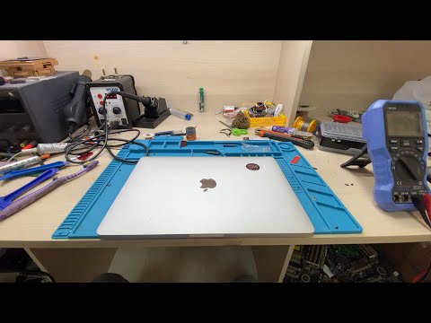 Видео: Ремонт MacBook pro 13 A1708 не включается. Почему важно внимательно осматривать плату?