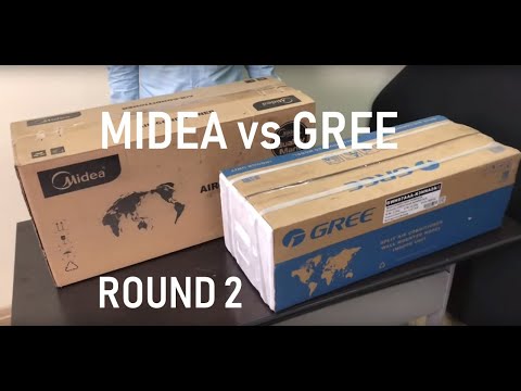 Видео: Сравнение недорогих моделей кондиционеров от лидеров рынка GREE и MIDEA