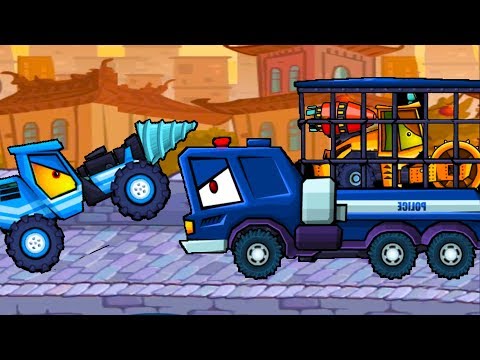 Видео: Хищные машины 3 #30 Комбайн спасает злые машинки в Машина ест машину #МАШИНКИКИДА