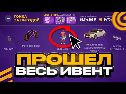 Видео: ПРОШЕЛ ИВЕНТ ГОНКА ЗА ВЫГОДОЙ В ГРАНД МОБАЙЛ - ВСЕ ПРИЗЫ ИЗ ИВЕНТА НА GRAND MOBILE (crmp mobile)