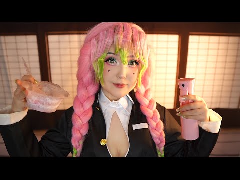 Видео: АСМР Покрашу тебе волосы 🎀 ASMR Mitsuri 🌸 Demon Slayer Roleplay (SUB)