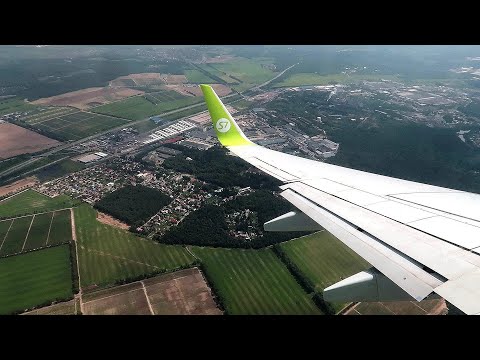 Видео: Посадка в Домодедово Boeing 737-800 S7 Airlines