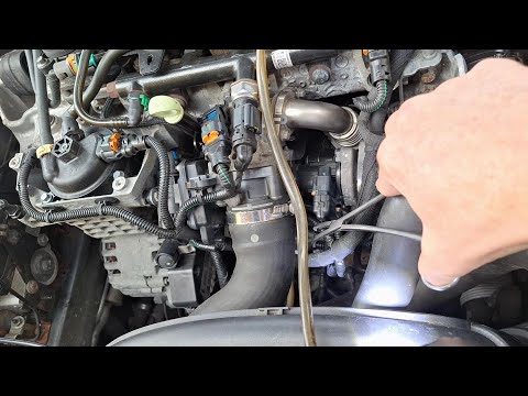 Видео: Пропала мощность после ремонтных работ в моторном отсеке. CITROEN C5 X7 2.0HDI Ошибки P1497 P2562
