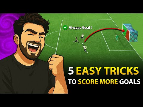 Видео: 5 хитростей, чтобы забивать больше голов в eFOOTBALL! Изучите игровую механику...