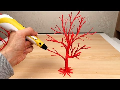 Видео: 3D РУЧКА из Китая! Рисую дерево!