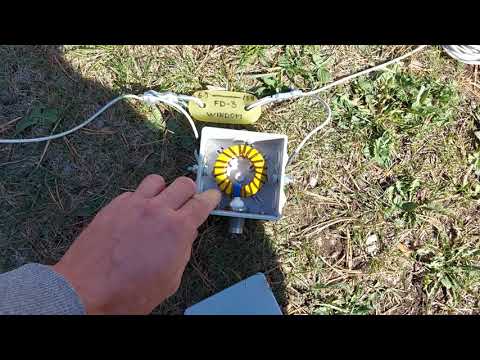 Видео: Антенна "WINDOM" FD-3  В народе несимметричный Диполь. Диапазоны  40-20-10м