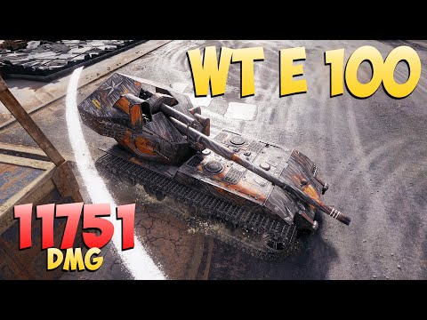 Видео: WT E 100 - 4 Kills 11.7K DMG - Желаемый! - Мир Танков