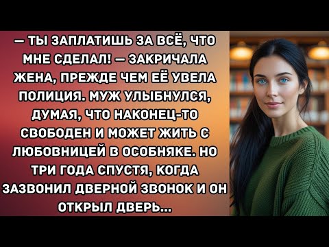 Видео: — Ты заплатишь за всё, что мне сделал! — закричала жена, прежде чем её увела полиция. Муж...