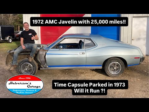 Видео: Сможет ли этот AMC Javelin 1972 года поехать после 52 лет простоя?