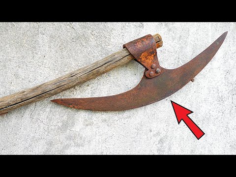 Видео: Реставрация Большого ТОПОРА БЕРДЫША
