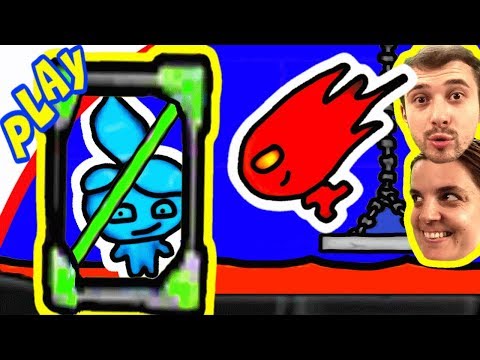 Видео: БолтушкА и ПРоХоДиМеЦ Прыгают над ПРОПАСТЬЮ! #218 - игра Огонь и Вода 4