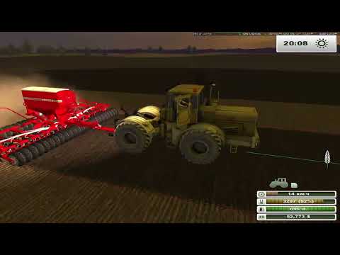 Видео: FarmingSimulator 2013.Карта :Бухалово.Сев поля.Серия 15.