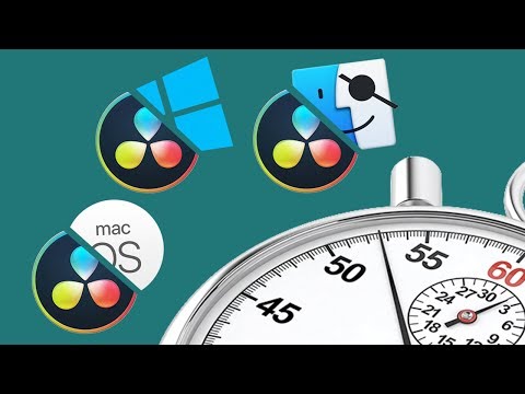 Видео: DaVinci Resolve 15 сравнение производительности на windows, macOS и hackintosh.