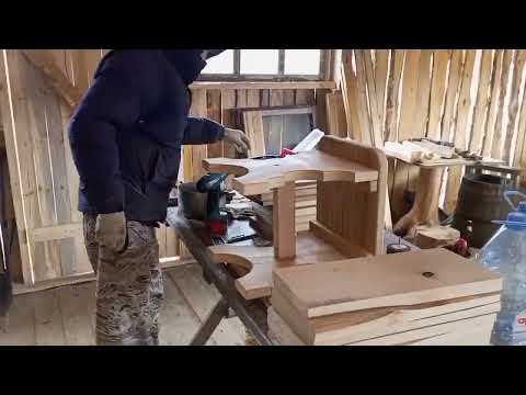 Видео: Делаю деревянную табуретку!