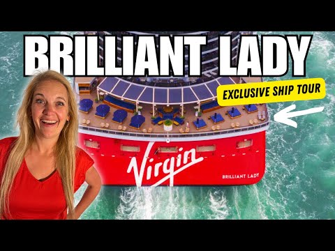 Видео: Экскурсия по кораблю Brilliant Lady | Внутри потрясающего нового лайнера Virgin Voyages!