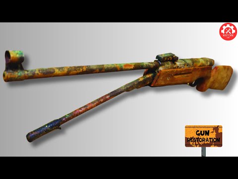 Видео: Возрождение истории восстановление славы антикварной пневматической винтовки Реставрация старых ужей